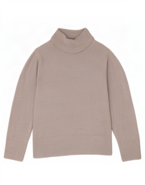 Marks & Spencer Damski sweter z golfem UK 12, średni szary