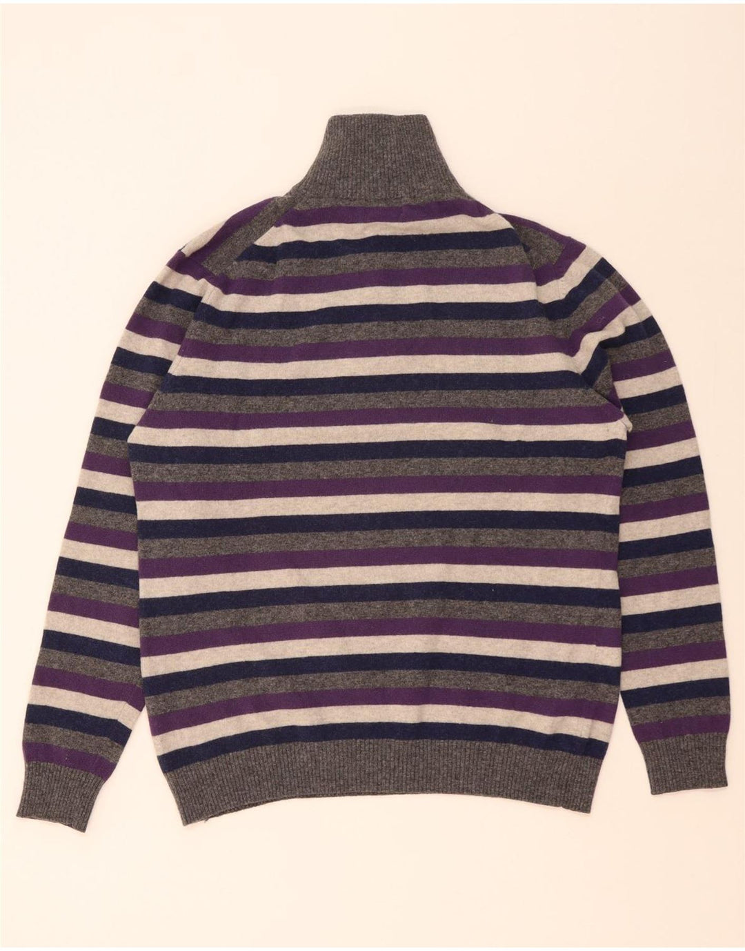 Męski sweter Kappa z zamkiem błyskawicznym XL, wielobarwny, wełniany w paski