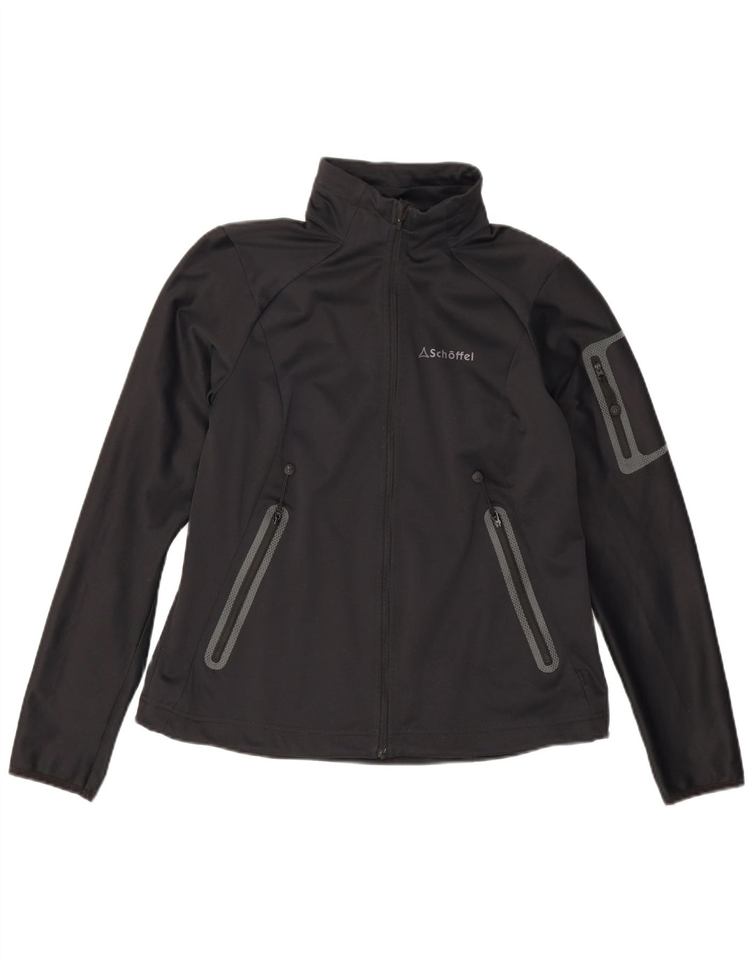 Damska kurtka dresowa Schoffel UK 14, duża, czarna, poliester