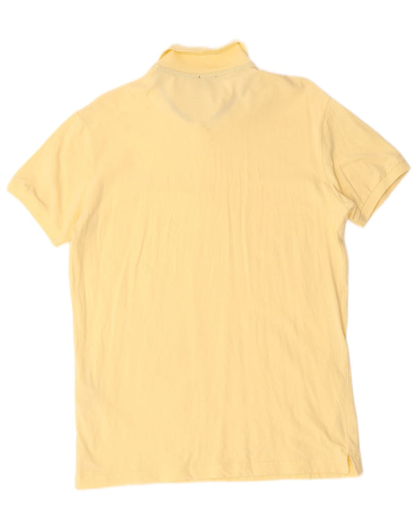 Męska koszulka polo Calvin Klein Jeans, 2XL, żółta, bawełniana