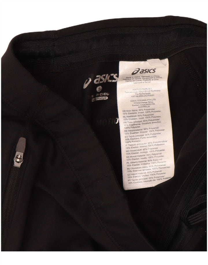 Legginsy damskie Asics UK 8 Small, czarny, geometryczny poliamid