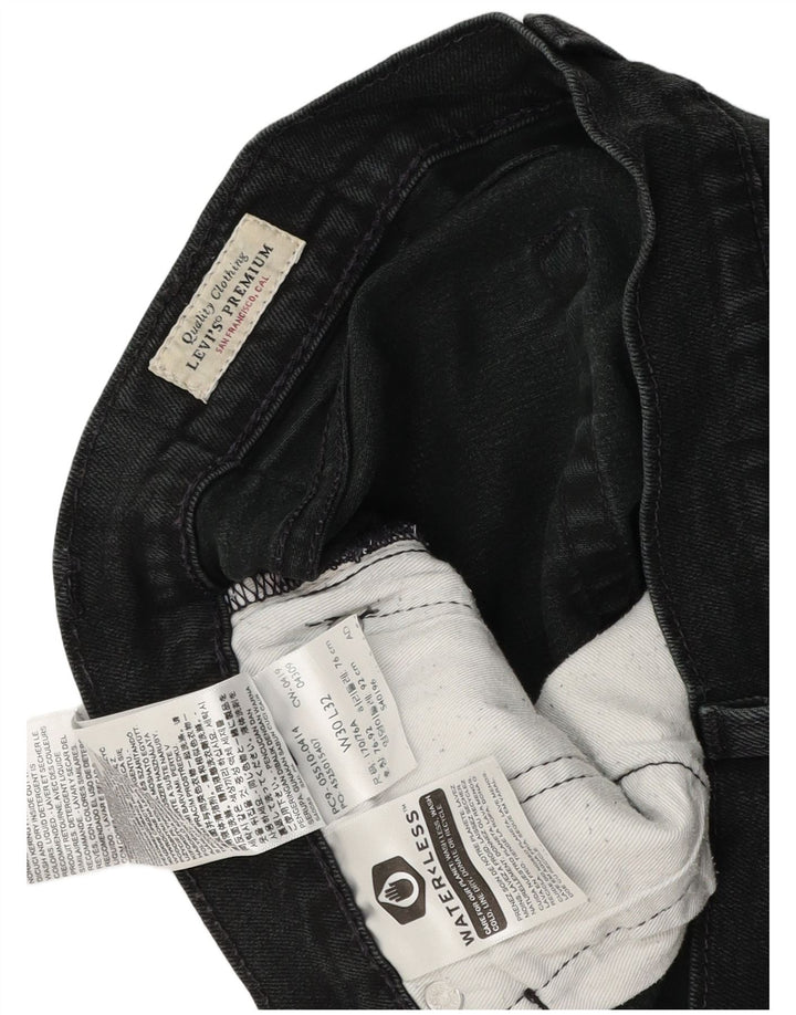 Damskie jeansy Levi's 511 Slim W30 L30 Czarna bawełna