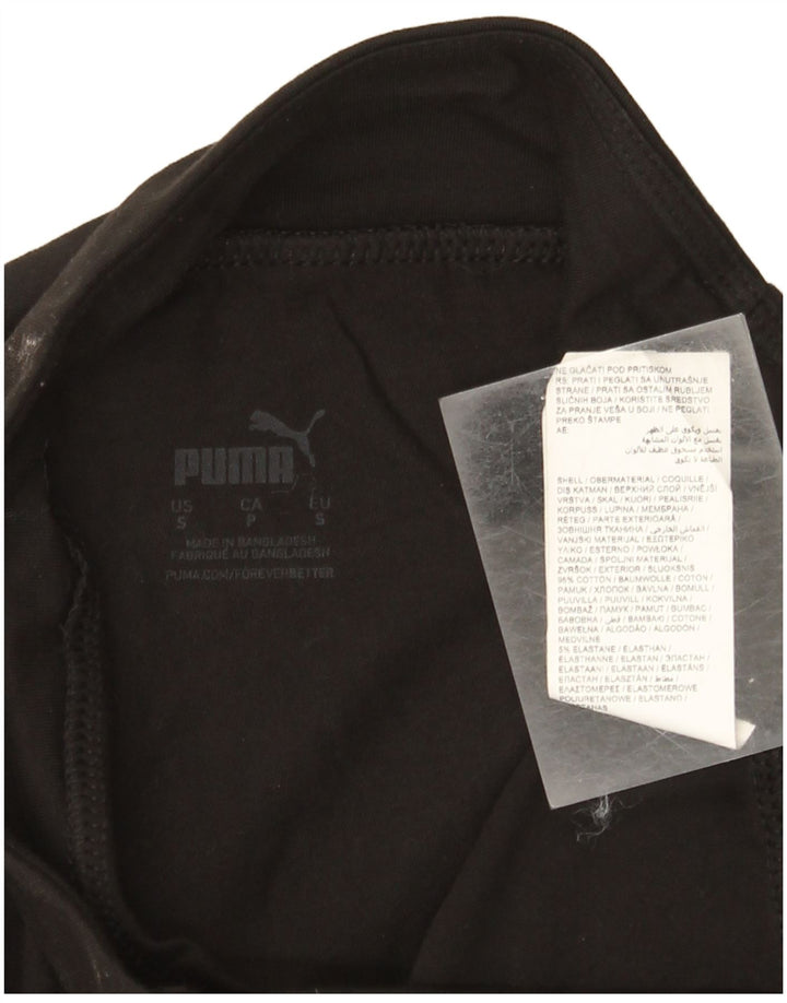 Damskie legginsy Puma Graphic UK 8 Small, czarne, bawełniane