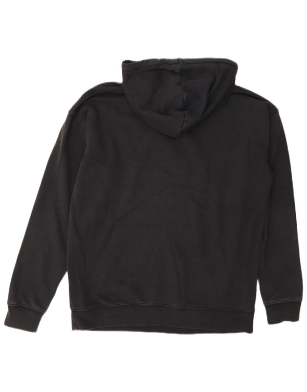 Damska bluza z kapturem oversize Adidas UK 8 Small, szara bawełna