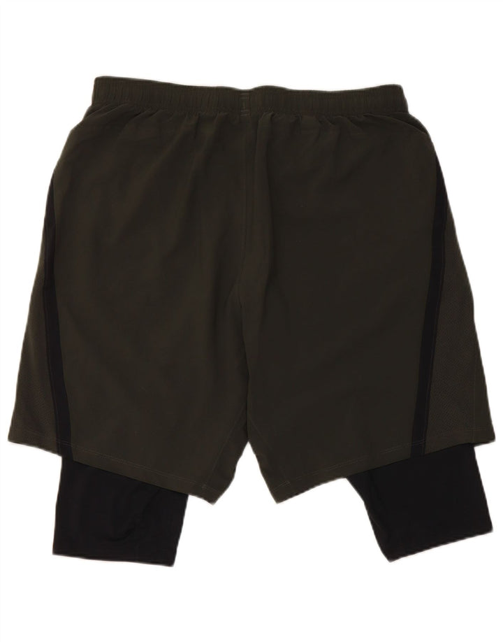 Męskie spodenki sportowe Under Armour Heat Gear 2XL, czarny poliester