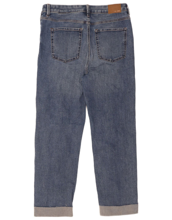 Marks & Spencer Damskie jeansy slim z wysokim stanem UK 14, duże, W32 L26, niebieskie