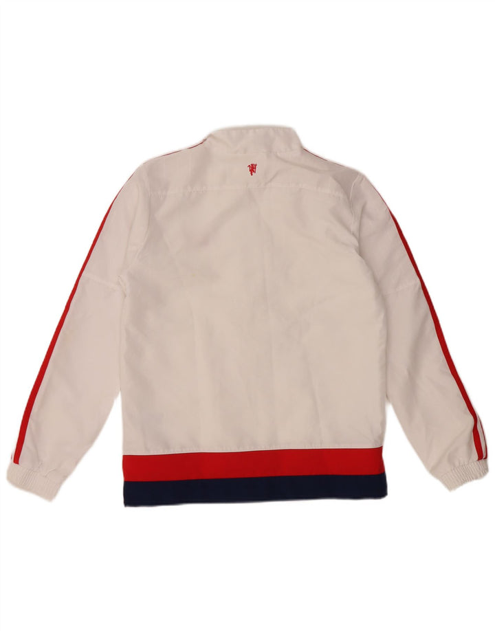 Chłopięca bluza dresowa ADIDAS Manchester United 9-10 lat biała