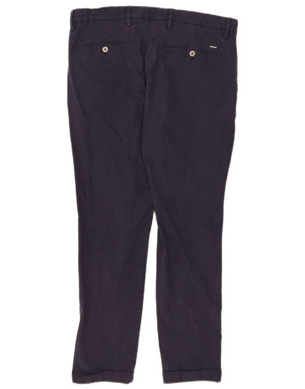 Męskie spodnie Chino Massimo Dutti Slim Fit EU 42 Large W32 L28 Granatowe