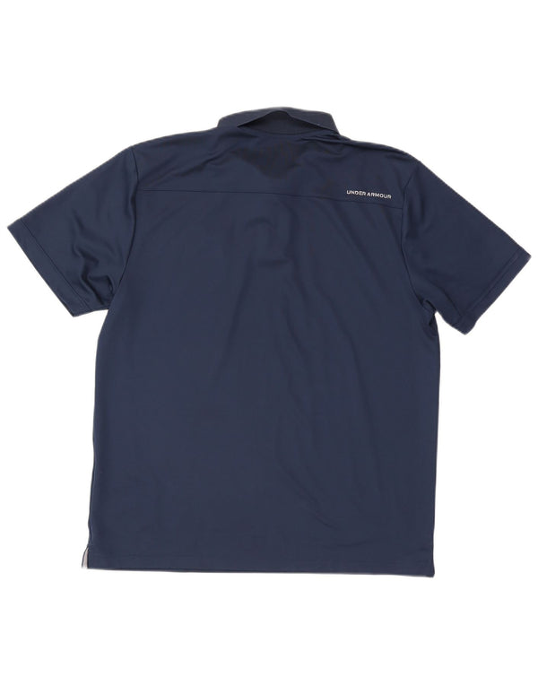 Męska koszulka polo Under Armour Heat Gear, duża, granatowa