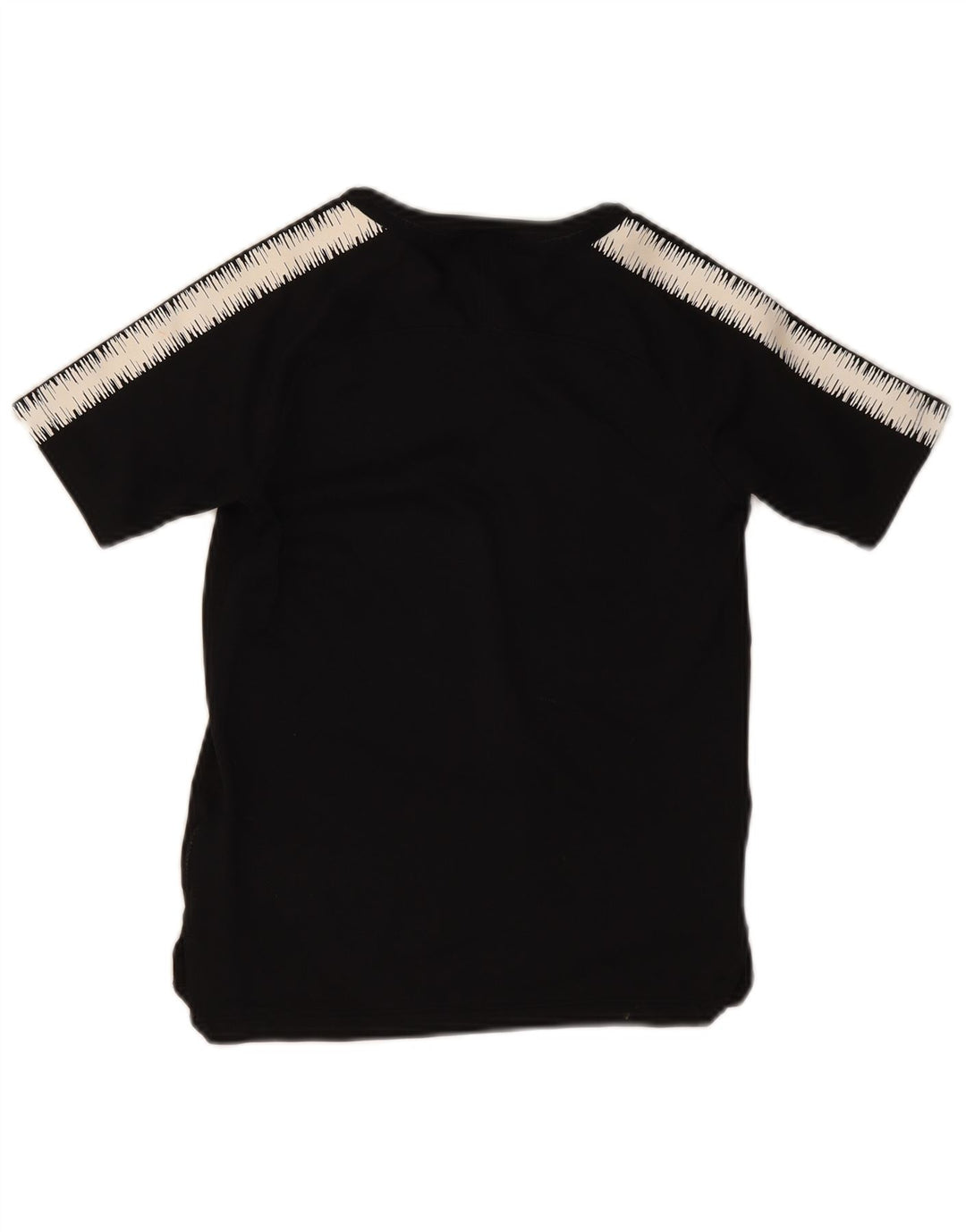 Chłopięcy T-shirt Nike Dri Fit, 8-9 lat, mały, czarny, poliester z blokami kolorów