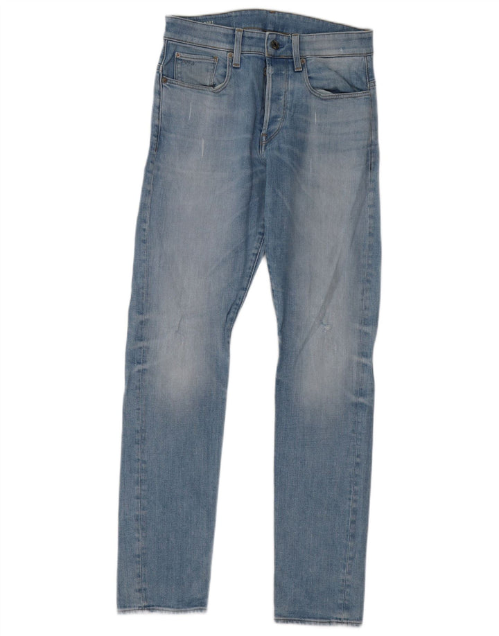 Męskie jeansy G-Star 3301 Slim W30 L32 Niebieskie