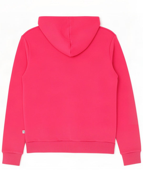 Puma Damski sweter z kapturem i zamkiem błyskawicznym UK 12 Medium Pink Cotton
