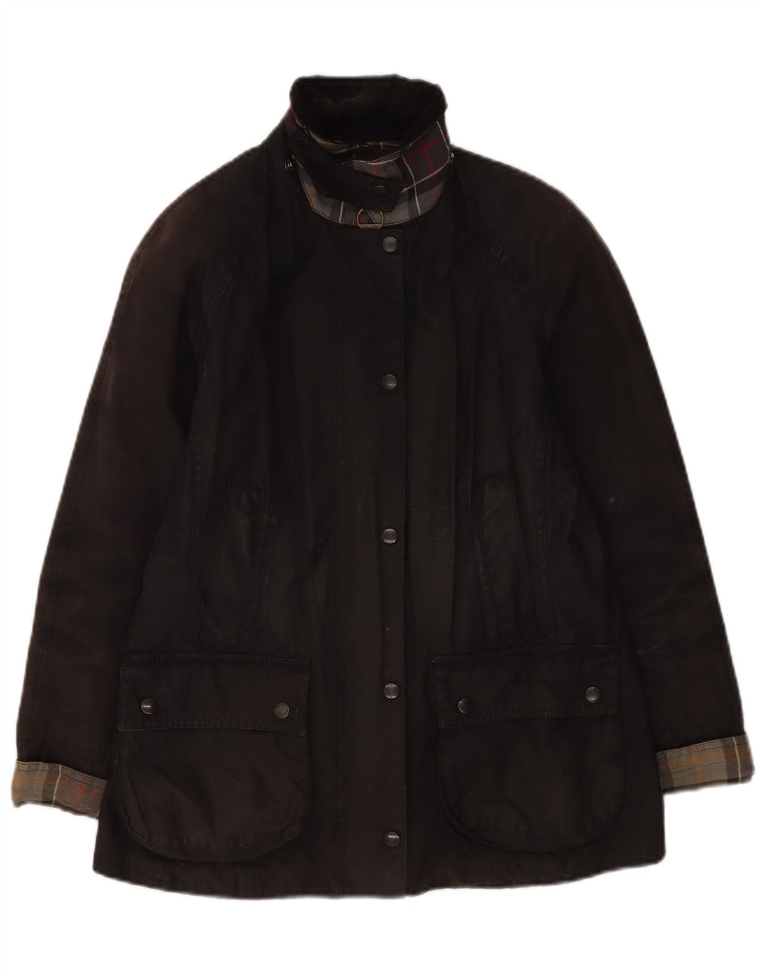 Kurtka damska Barbour Oversize z woskowanej bawełny UK 10, mała czarna