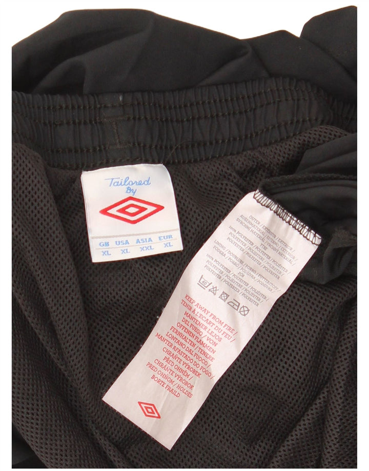 Męskie spodenki sportowe Umbro XL, czarny poliester