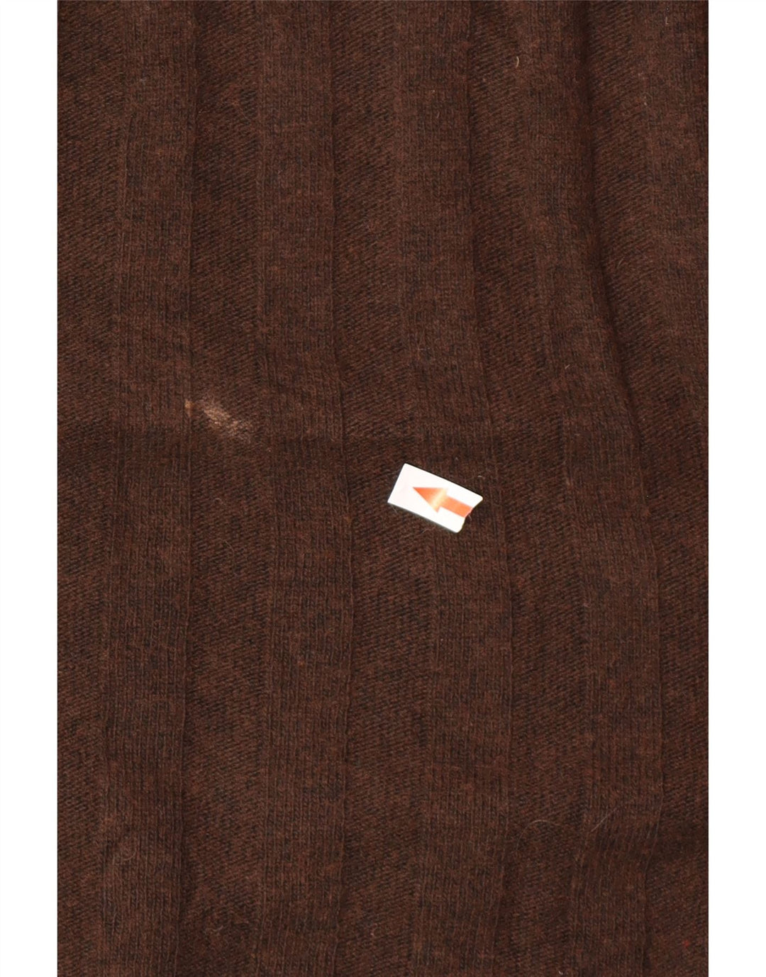 Męski sweter Zara o luźnym kroju z okrągłym dekoltem, średni brąz