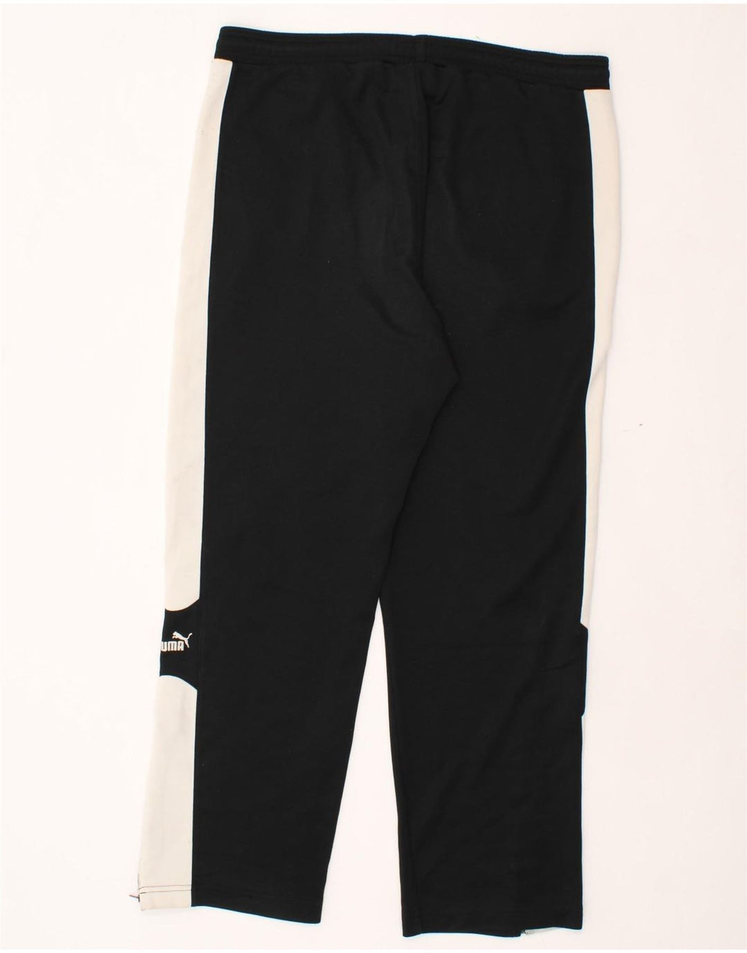 PUMA Mens Tracksuit Trousers Large  Black Colourblock Polyester Vintage Puma and Second-Hand Puma from Messina Hembry 