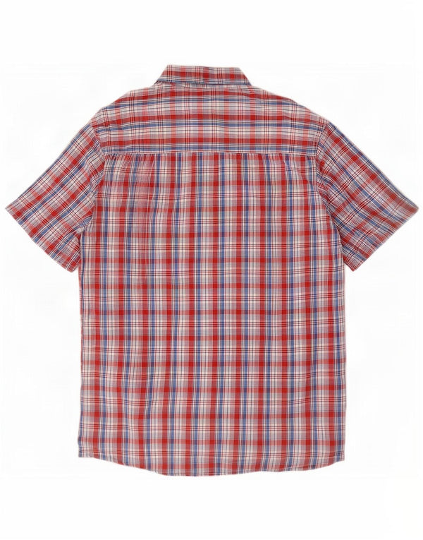 Męska koszula z krótkim rękawem Levi's w dużą czerwoną kratę