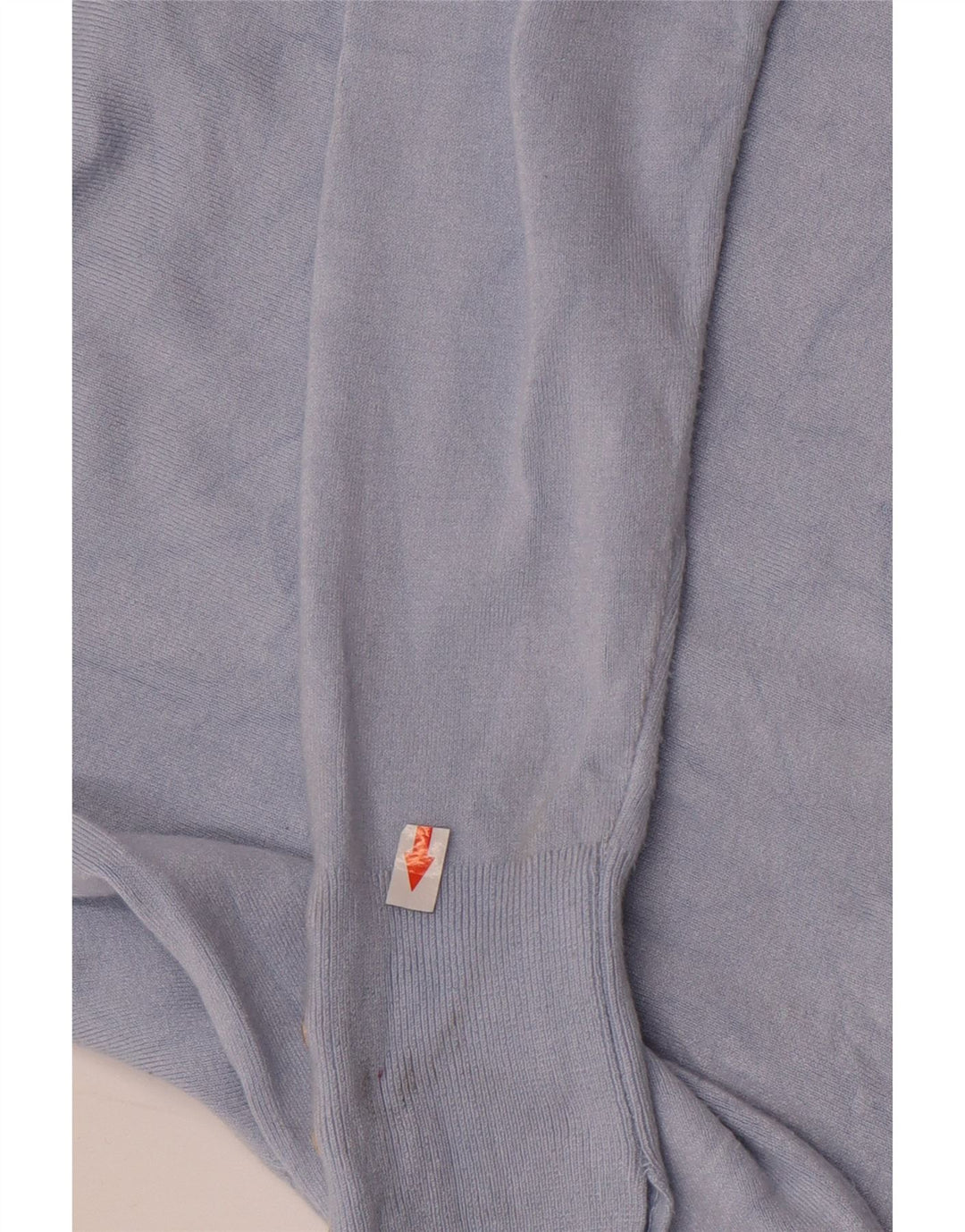 Damski sweter Zara z dekoltem w łódkę UK 12 Średni niebieski wiskoza
