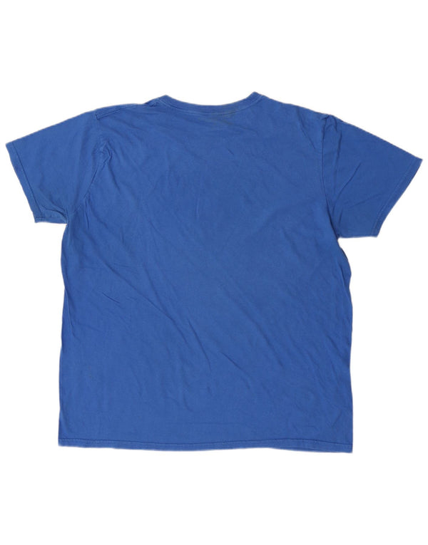 Męski T-shirt Reebok z grafiką, duży, niebieski