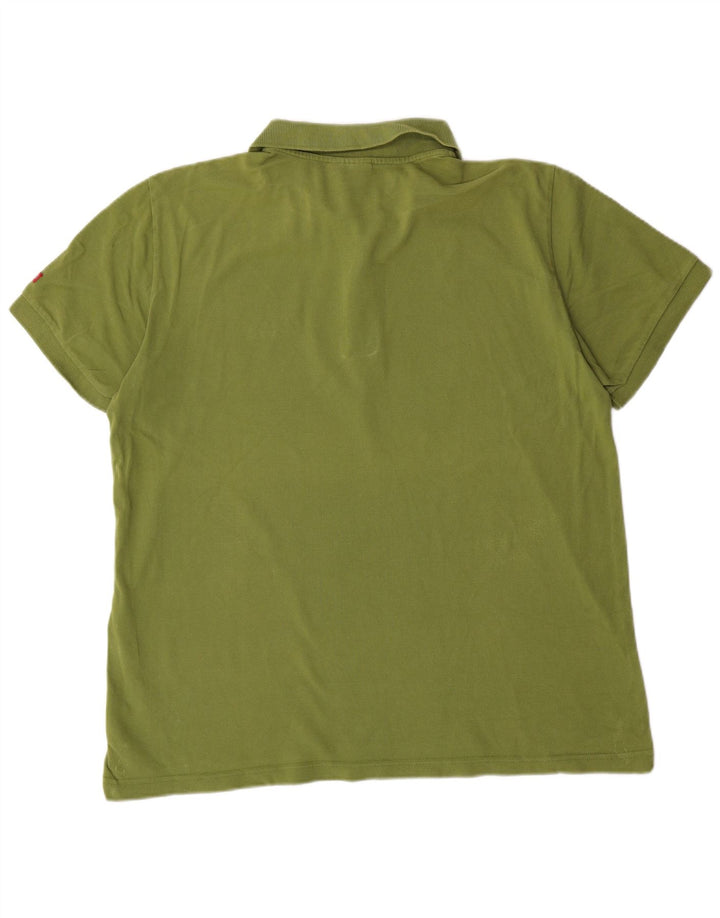 Męska koszulka polo DICKIES XL, zielona bawełna