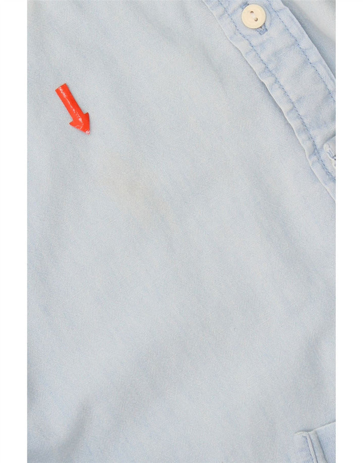 Męska koszula dżinsowa Levi's, średnia niebieska, bawełniana