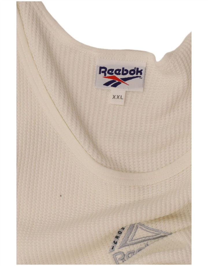 Męska kamizelka Reebok 2XL Biała