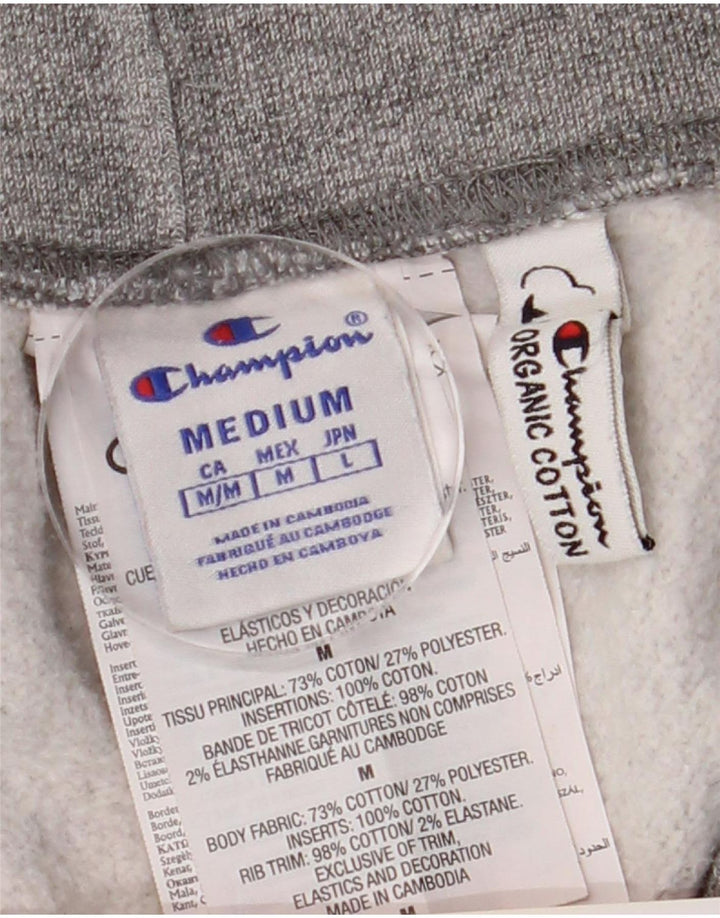 Męskie spodnie dresowe Champion, joggery, średnioszare, bawełniane