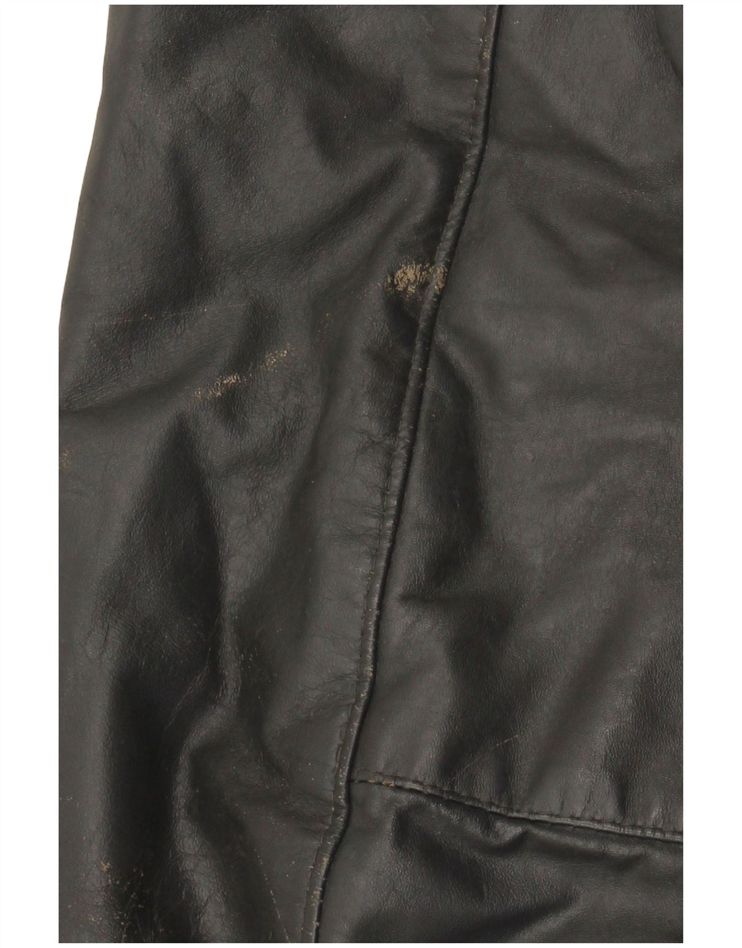 Męska kurtka skórzana VINTAGE UK 40, duża, szara skóra