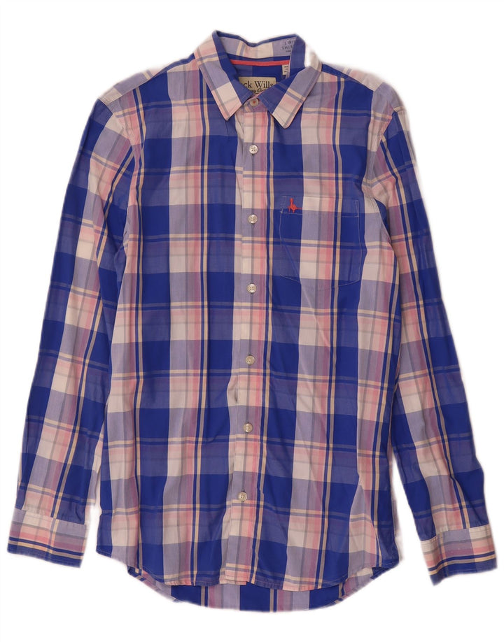 Koszula męska Jack Wills XS, bawełniana niebieska kratka
