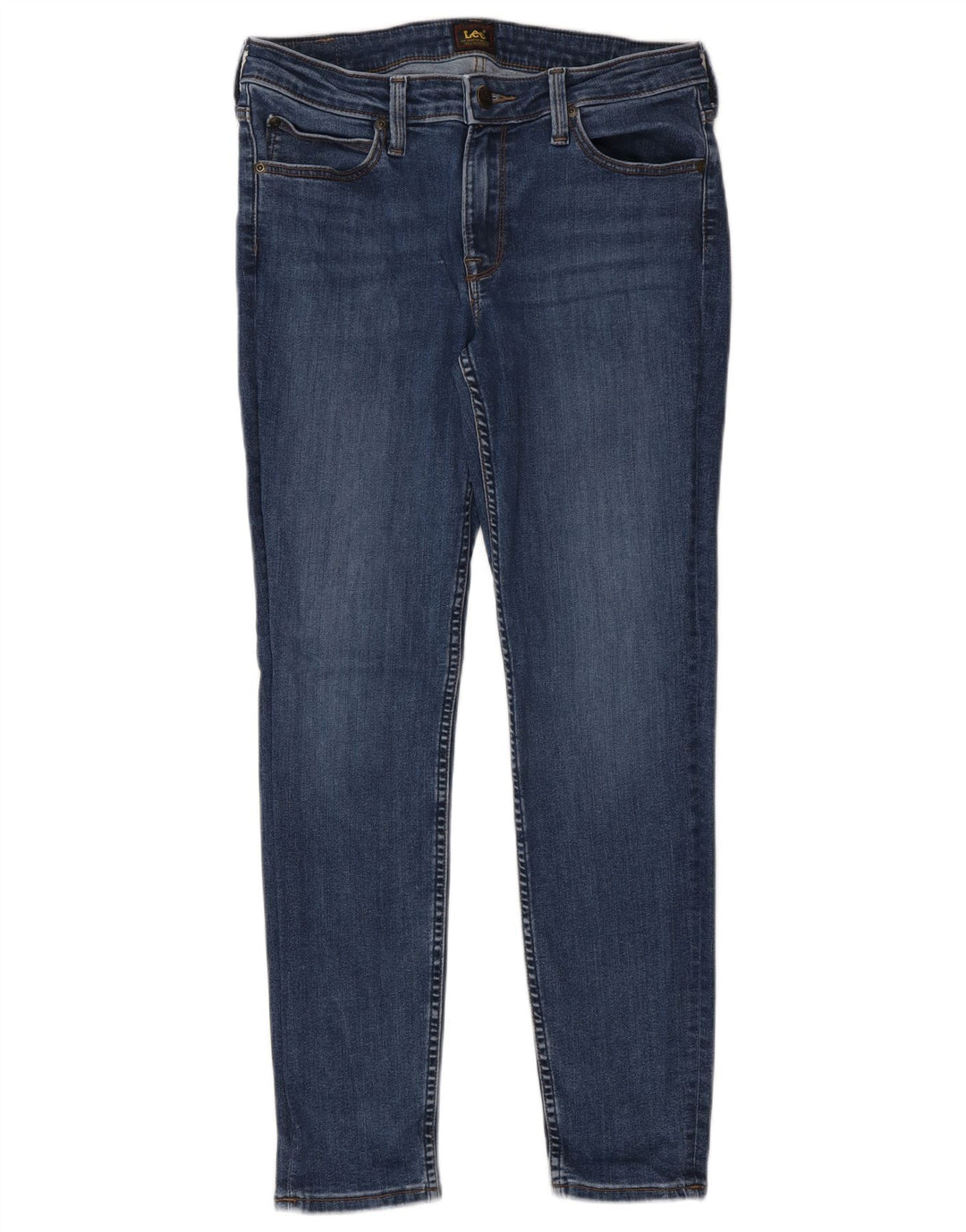 Damskie jeansy Lee Skinny W24 L27 Niebieskie