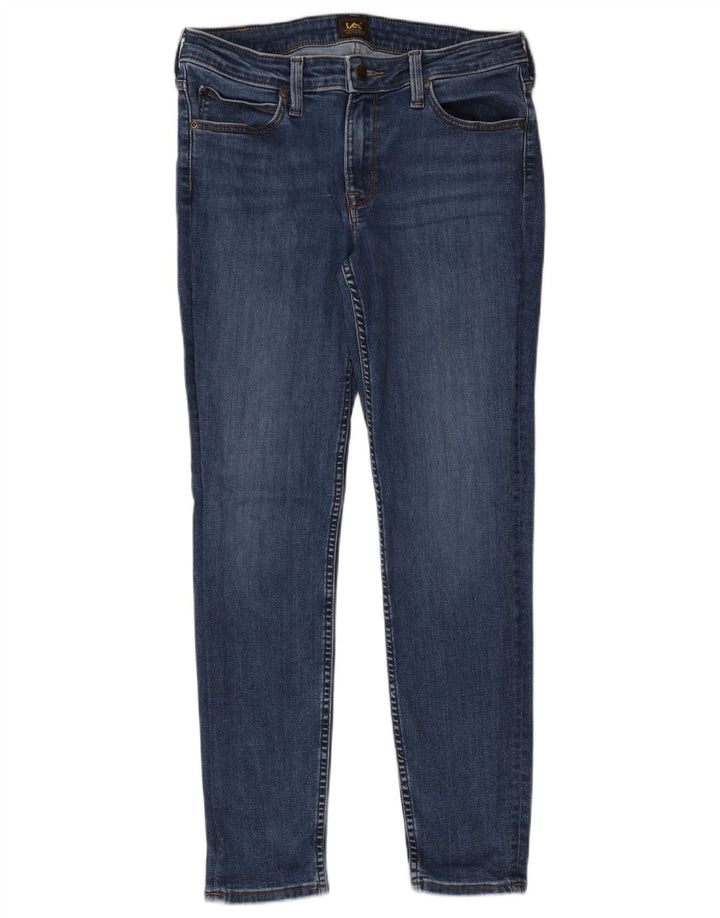 Damskie jeansy Lee Skinny W24 L27 Niebieskie