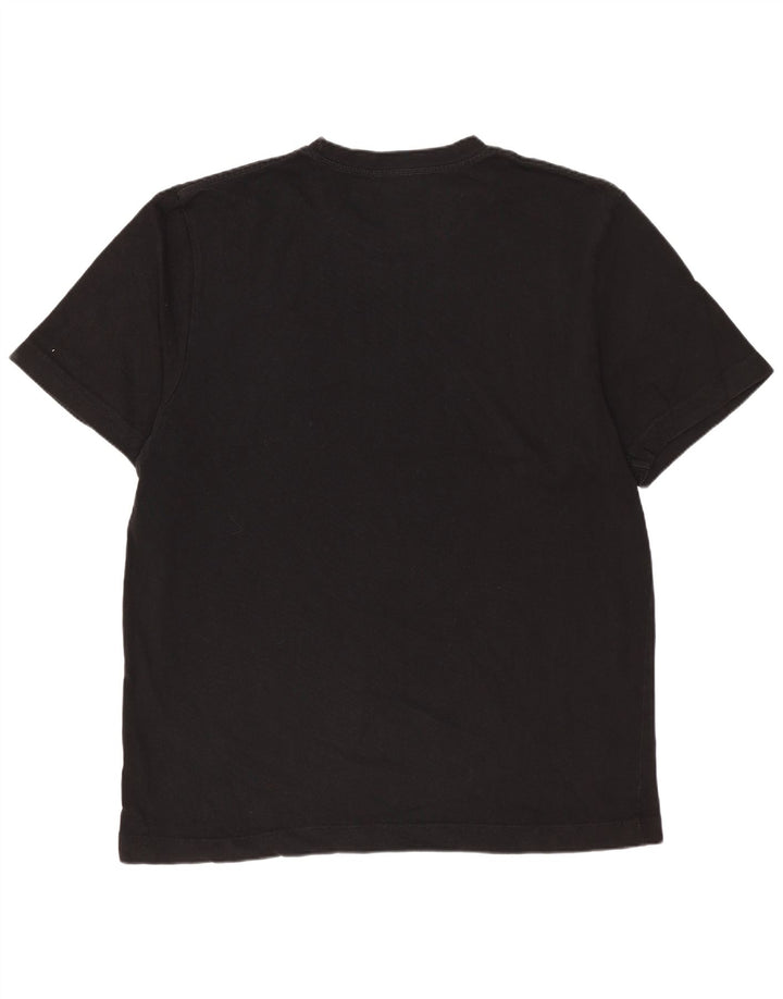 Męska koszulka T-shirt ZARA XL, czarna, bawełniana