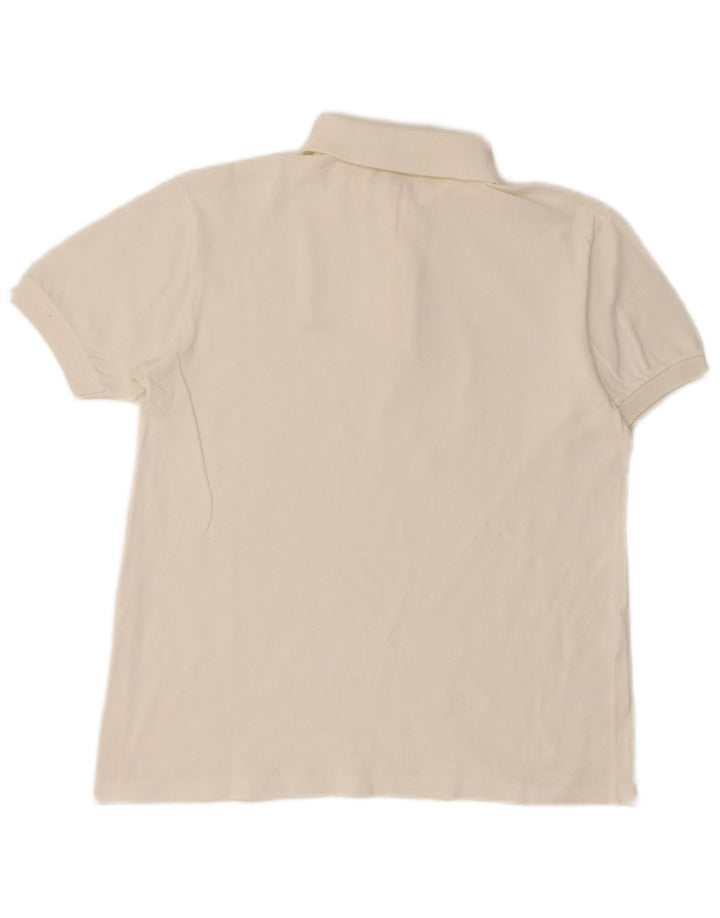 Chłopięca koszulka polo LACOSTE 15-16 lat, biała, bawełniana