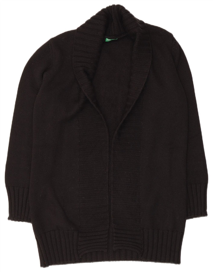 Rozpinany sweter damski Benetton UK 12, średni czarny