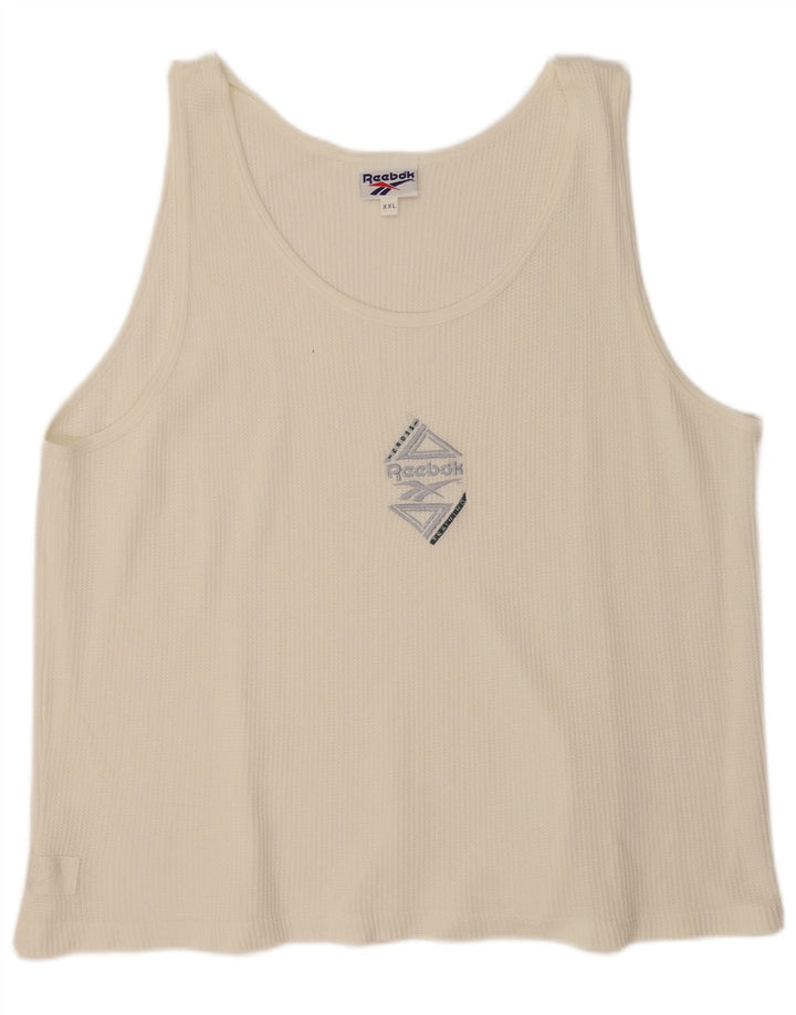 Męska kamizelka Reebok 2XL Biała