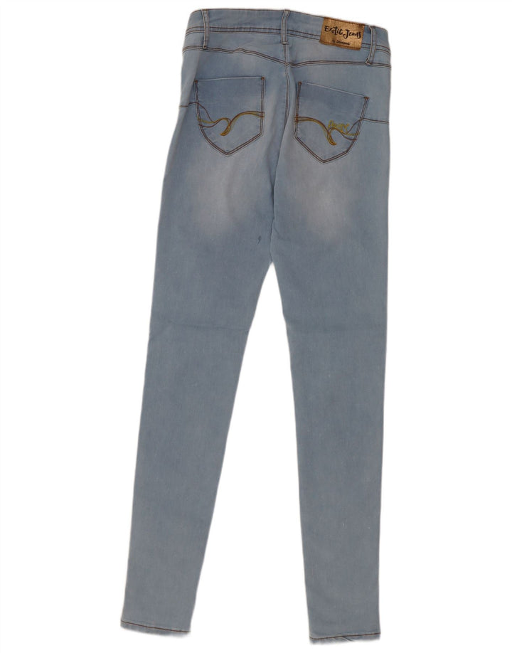 Damskie jeansy Skinny Desigual W27 L31 niebieskie