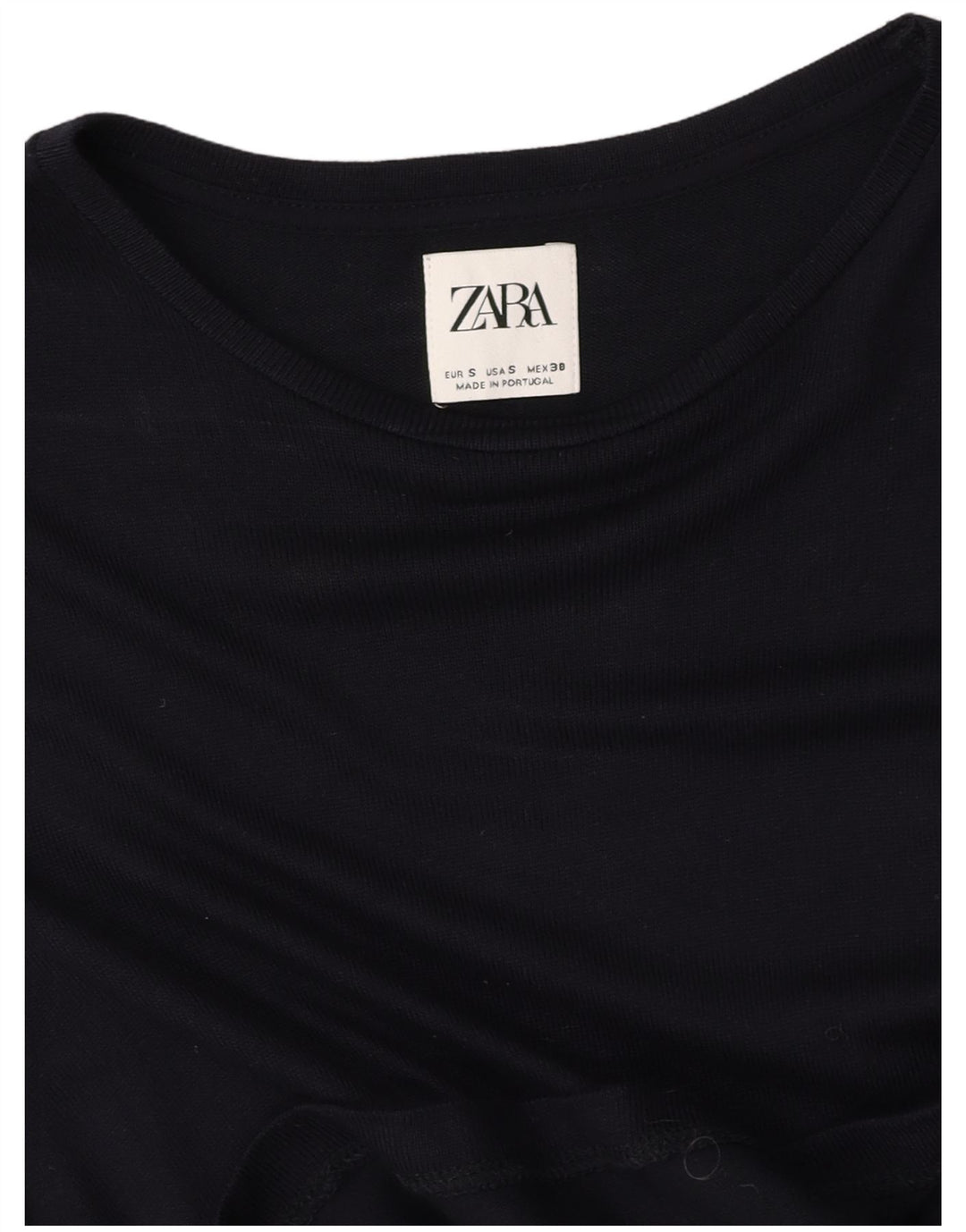 Męski T-shirt ZARA, mały, czarny