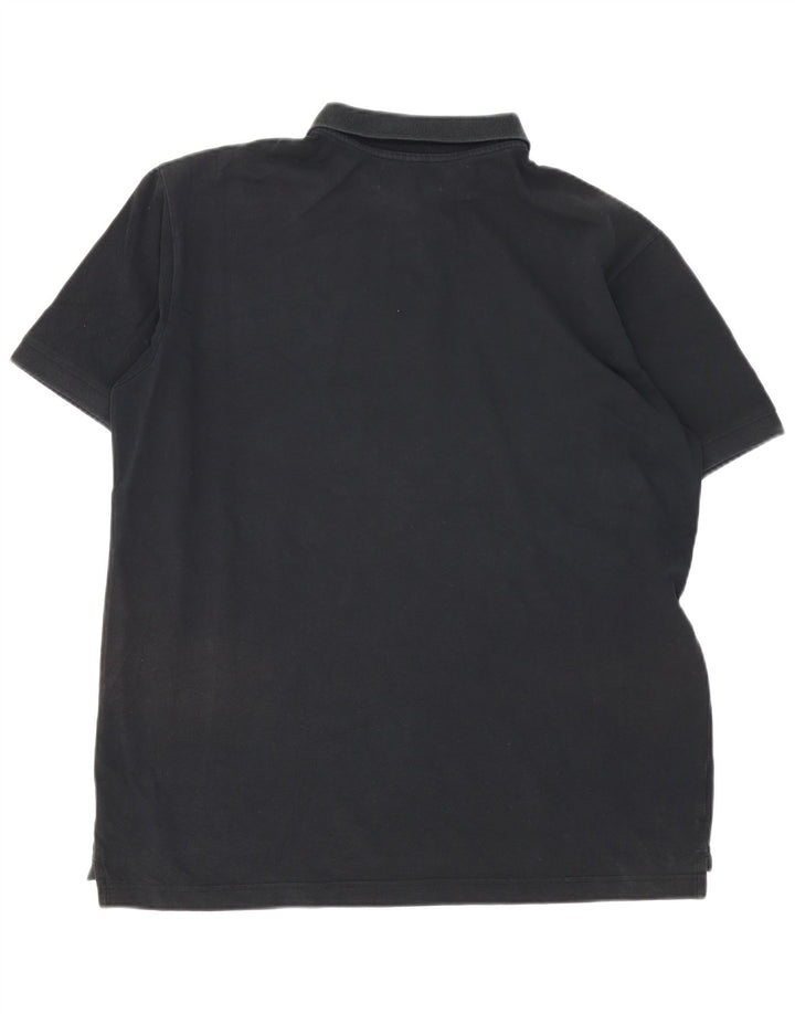 Męska koszulka polo KAPPA XL, czarna, bawełniana