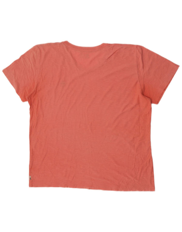 Timberland Mens Regular Fit T-Shirt Top Medium Orange Cotton