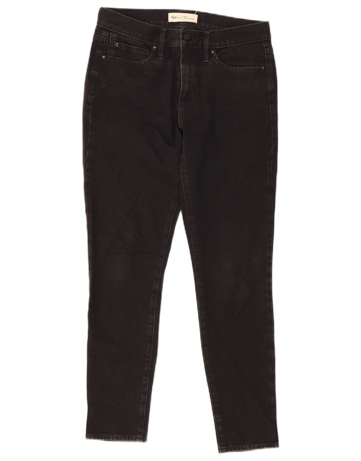Damskie jeansy skinny Gap W28 L28 Czarne bawełniane