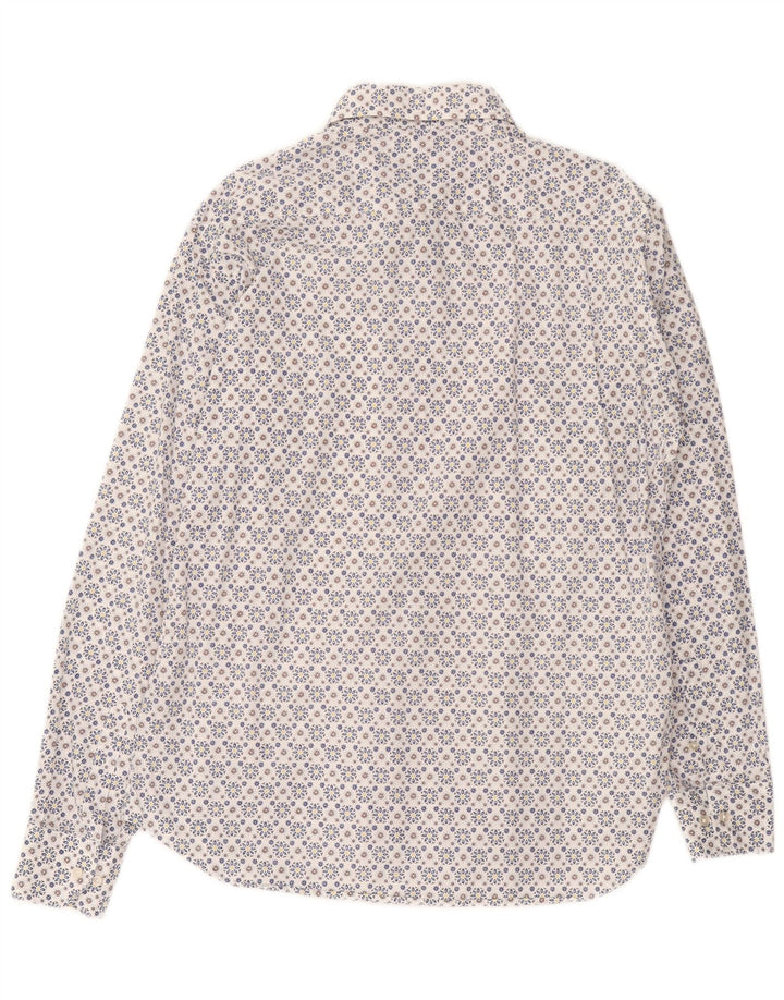 Koszula męska Ritz, rozmiar 44 17 1/2 XL, biała, bawełniana w kwiaty