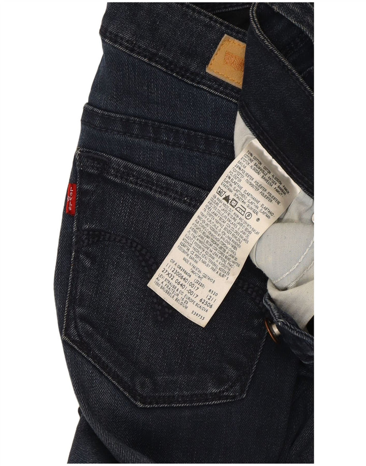 Damskie jeansy Levi's Slim W27 L32 Granatowa bawełna