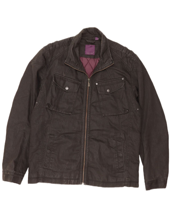 Męska kurtka użytkowa Ted Baker, rozmiar 5 XL, czarna, bawełniana