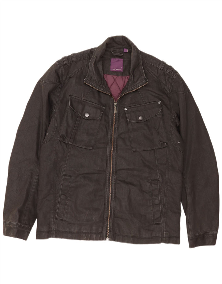 Męska kurtka użytkowa Ted Baker, rozmiar 5 XL, czarna, bawełniana