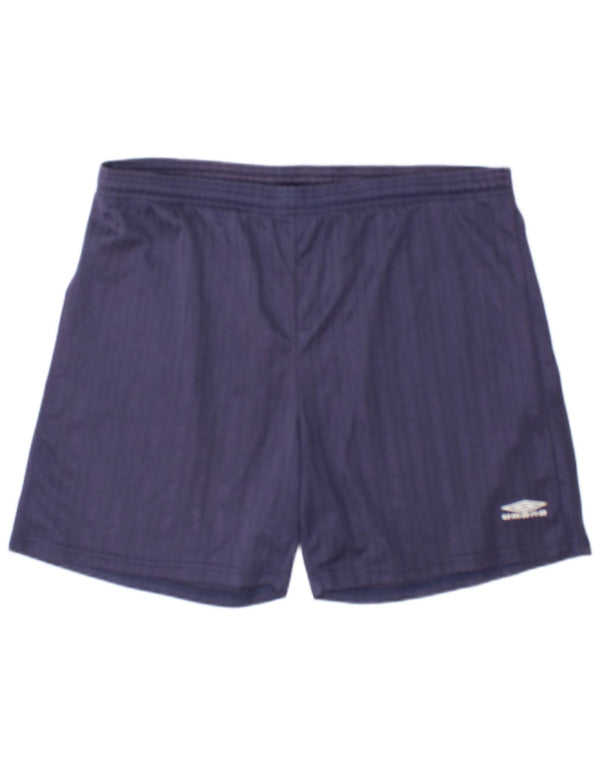 Męskie spodenki sportowe Umbro, duże, granatowe, poliestrowe