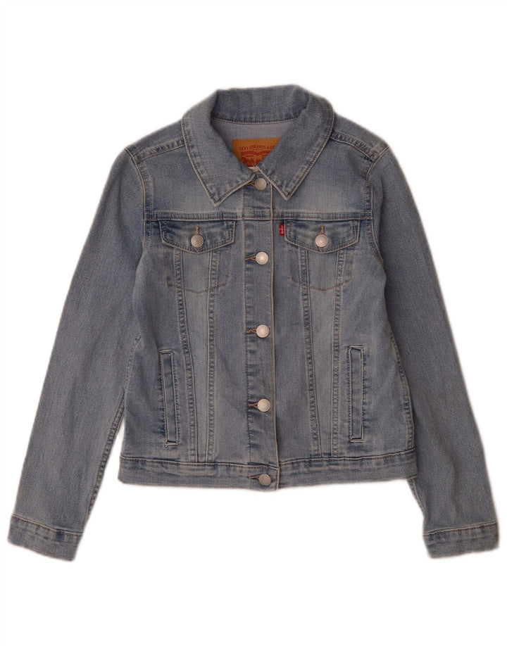 Kurtka dżinsowa Levi's dziewczęca na 10-11 lat, duża, niebieska, bawełniana