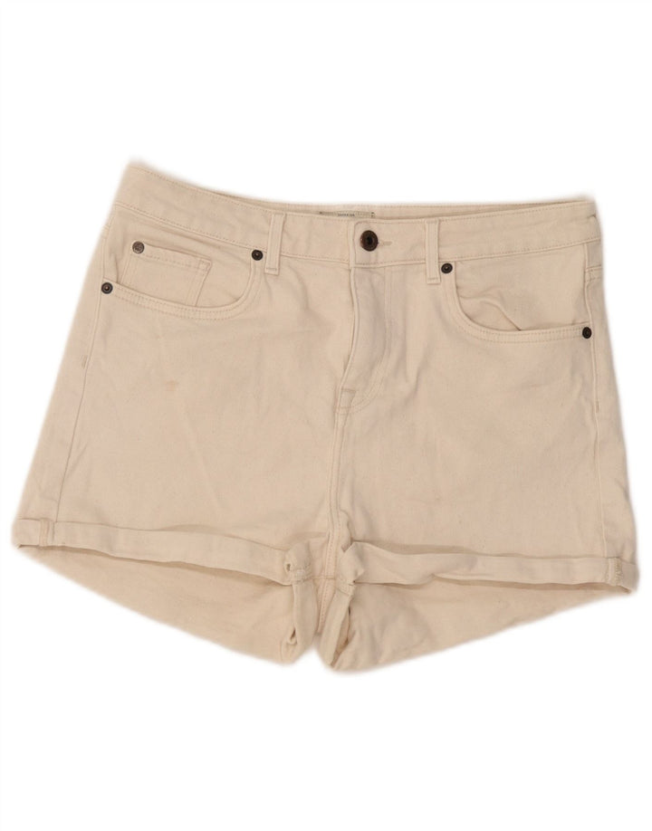 Damskie spodenki jeansowe Jack Wills UK 14 Large W32 Off White