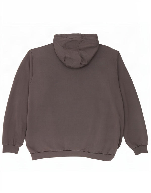 Adidas Męska bluza z kapturem 2XL Szara bawełna