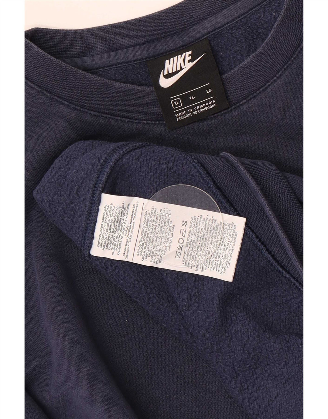 Bluza męska Nike XL, granatowa, bawełniana
