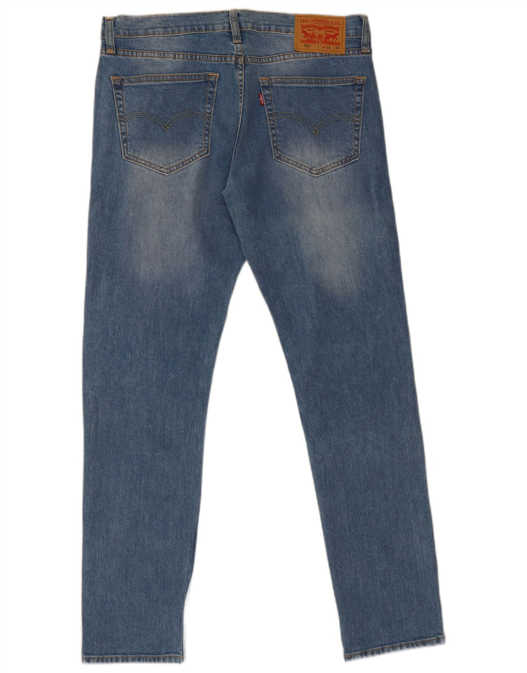 Męskie jeansy Levi's 511 Slim W32 L32 Niebieska bawełna